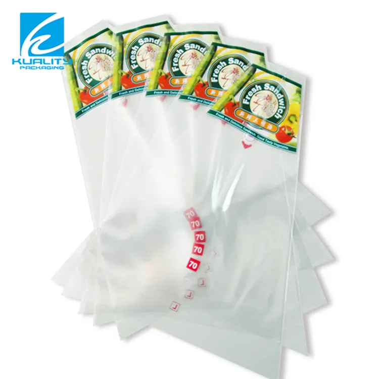 Индивидуальная печатная пластиковая многоразовая упаковка для упаковки пищевых продуктов, сэндвич-обертка