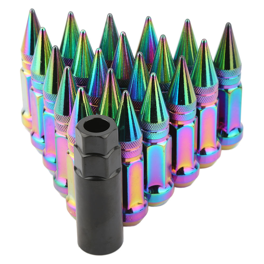 Новые стальные гайки с шипами, колесные гайки с шипами m20x1.5