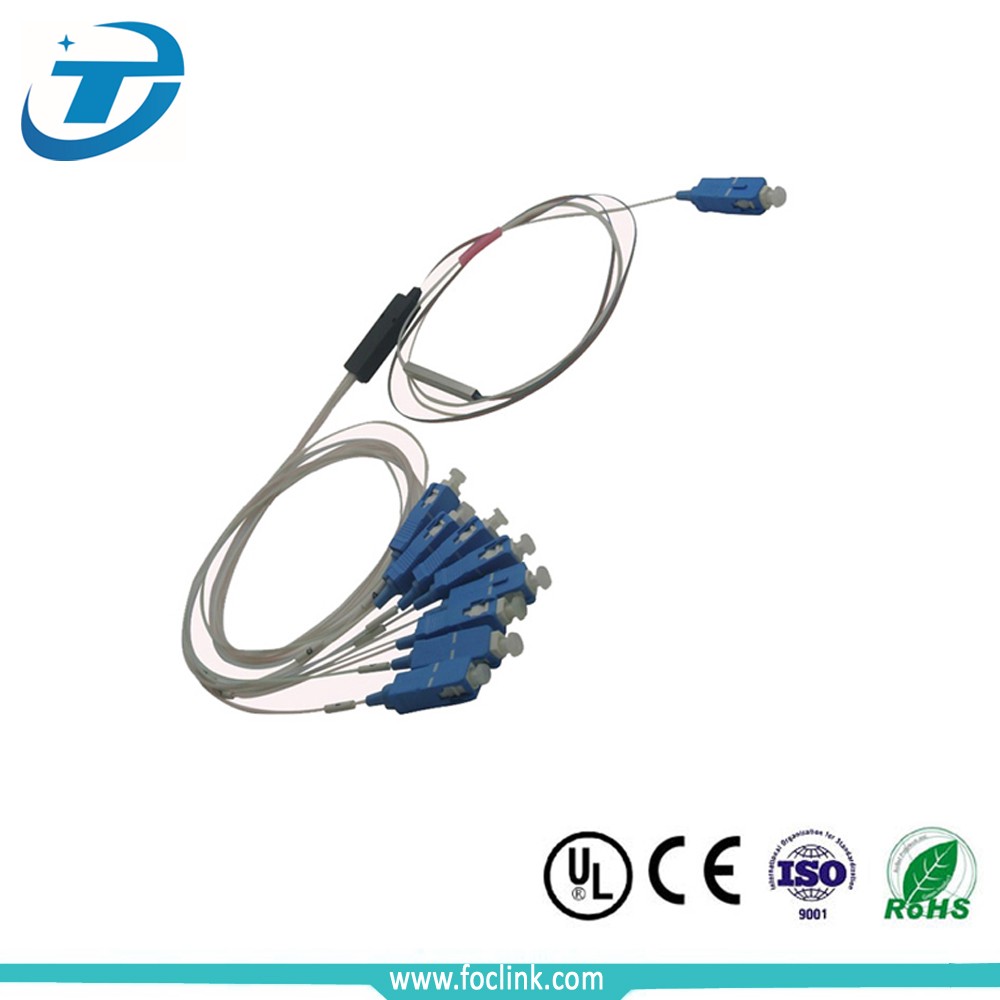 1x8 Стальная Труба SC APC PLC Оптический Сплиттер, 1 2 4 8 16 32 64 128 Волоконно-Оптический Сплиттер Окно Цена