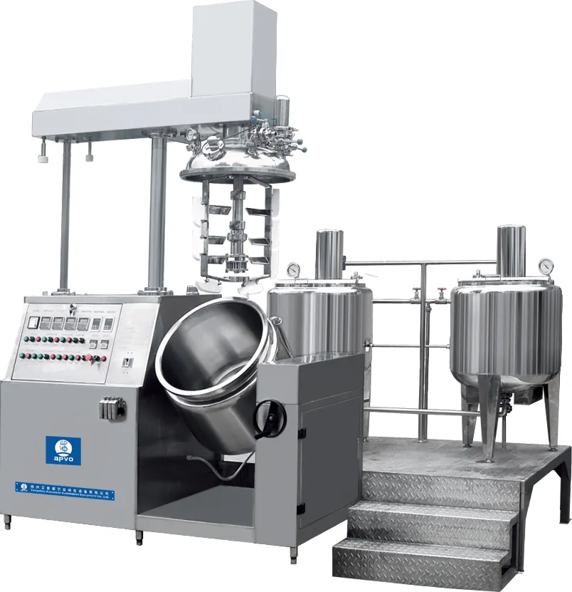 High-quality dairy products vacuum homogenizing emulsifier to produce ointments, high-grade creams, and lotions