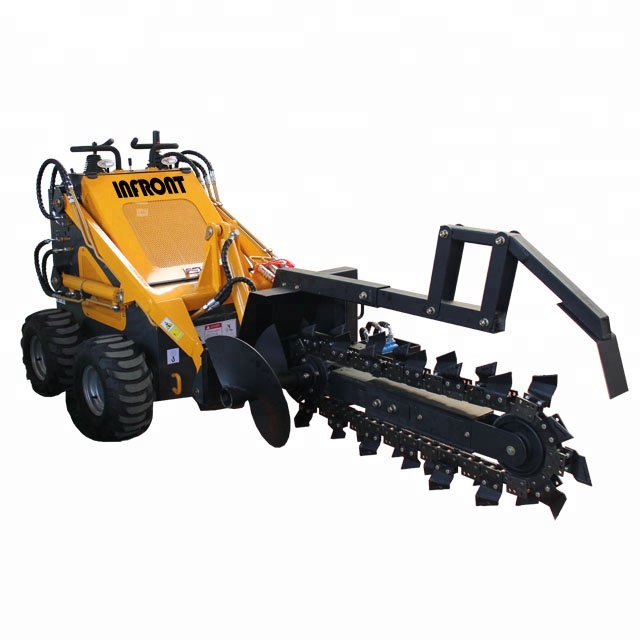 Hot Sale Infront YF380 mini skid steer loader wheel loader made in China factory