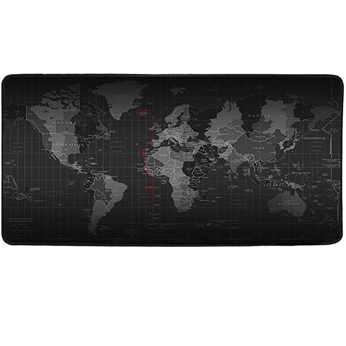 Карта мира большой игровой коврик для мыши Компьютерная игра коврик для мыши нескользящая резиновая основа коврик для мыши