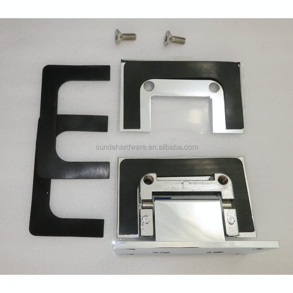 "C" glass cutting brass shower door hinge