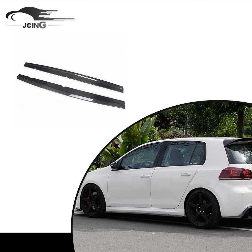 Удлинители боковые из углеродного волокна для V W Golf 6 VII MK6 R20