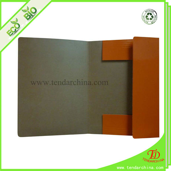 A4 Paper file folder with elastic rope closure for office or school