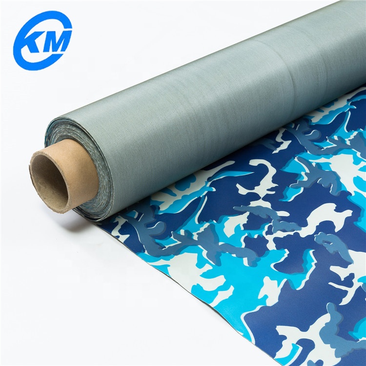 Camo Printed Waterproof Canvas Fabric With Pvc Coating