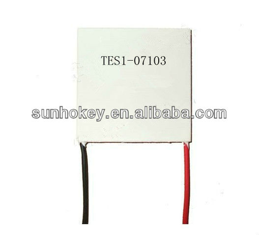 TES1-07103 6A 8V 14W 23*23*3,6 MM Термоэлектрический охладитель, пластинчатый элемент Пельтье