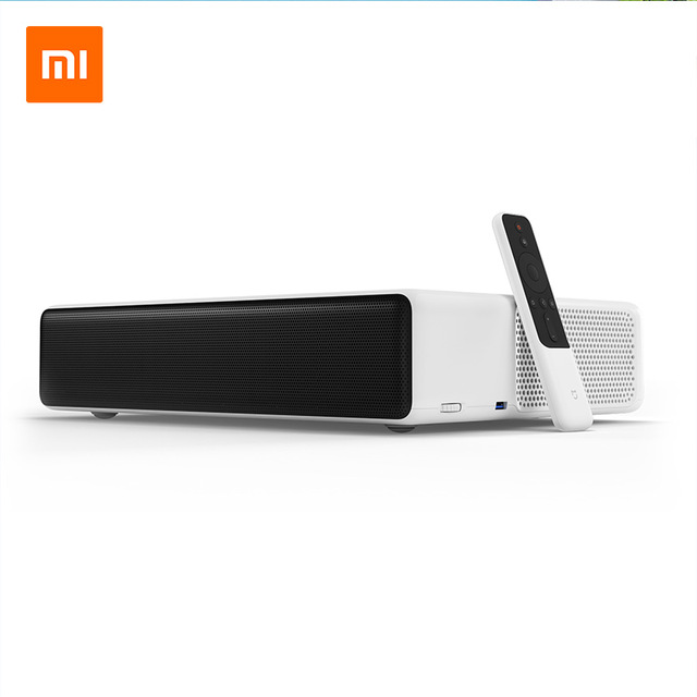 Оригинальный лазерный проектор Xiaomi 1080p с родным разрешением Поддержка MIUI TV четырехъядерный процессор ALPD 3,0 лазерный свет