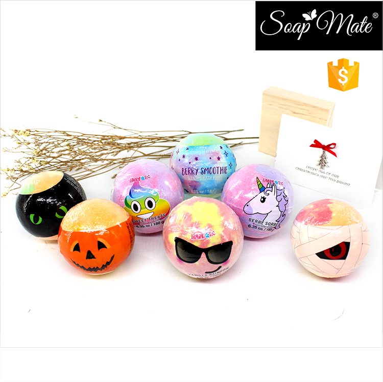 Good Sealed Handmade Salts Organic Triple color bath bombs