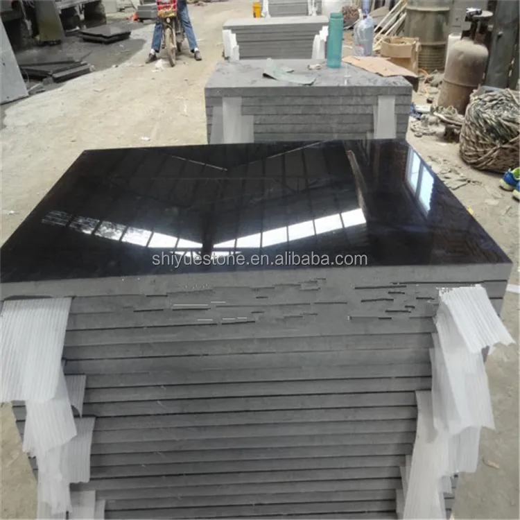 Wholesale Price Polished Absolute Shanxi Black Granite Tile