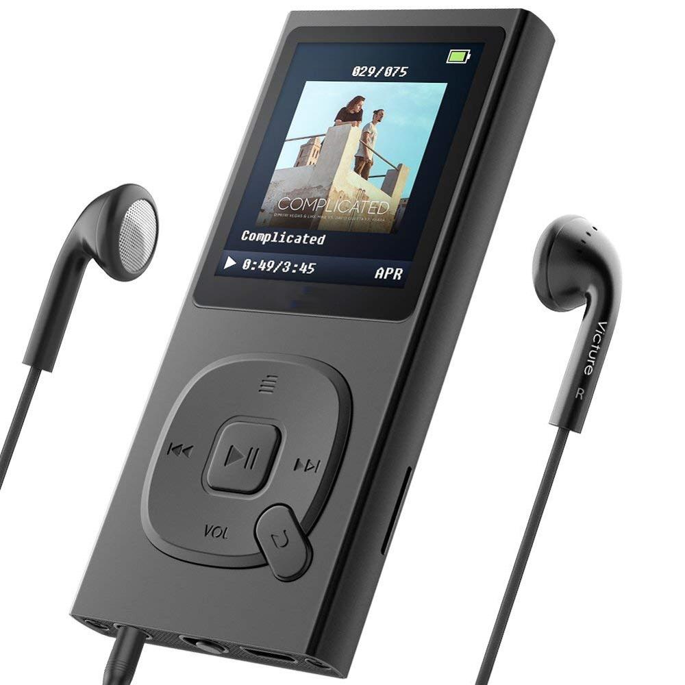 Mp3-плеер с Bluetooth 4,2, 16 ГБ, портативный металлический музыкальный плеер без потерь с FM-радио, сенсорным диктофоном