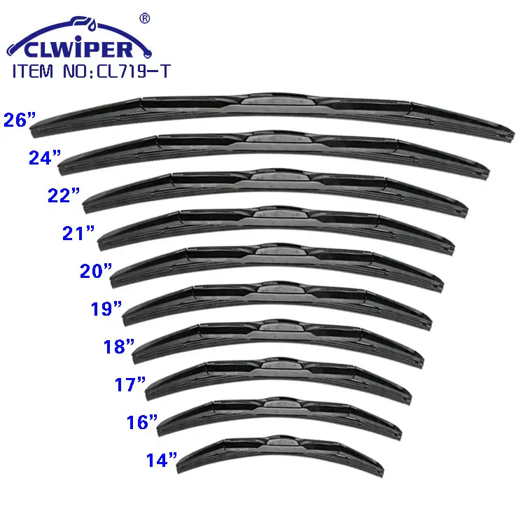 CLWIPER CL719-T Wiper Blade Manufacturer Universal U-hook Windscreen Blades