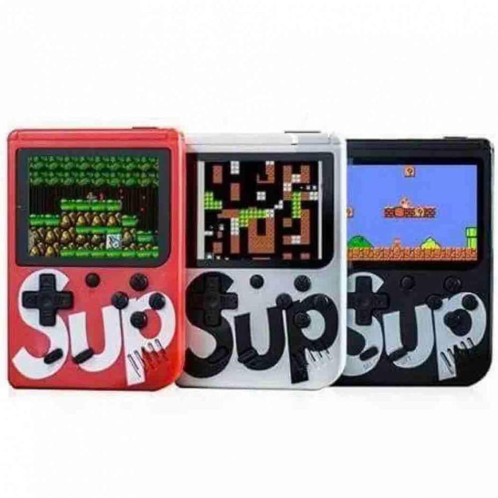 Лучшая Рождественская Подарочная консоль Sup, Игровая приставка 400 в 1, классические игры, портативная мини-консоль в стиле ретро
