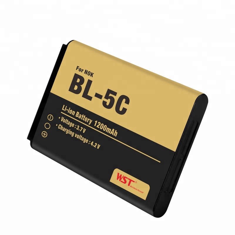 Профессиональный производитель 3,8 V 1200mAh самый маленький аккумулятор для сотового телефона Nokia BL-5C