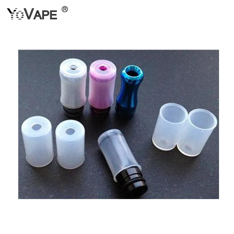 Ecigs силиконовые мундштук крышка капельного наконечника одноразовые силиконовые тесты шапки резиновые короткие тесты советы тесты er кепки капельного советы для CE4