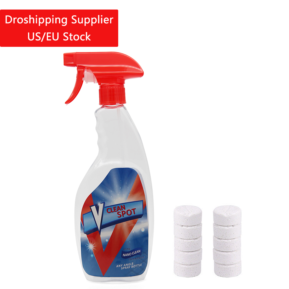 LOWMOQ Dropshipping поставщик США/UK Stock 10-100 шт Многофункциональный Effervescent Спрей очиститель Новый горячий Дело Топ Прямая поставка