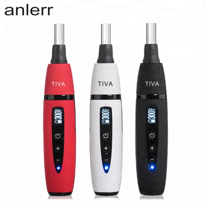 2018 new elegant Anlerr Tiva herb vape pen dry herb ceramic refillable vaporizer pen kit
