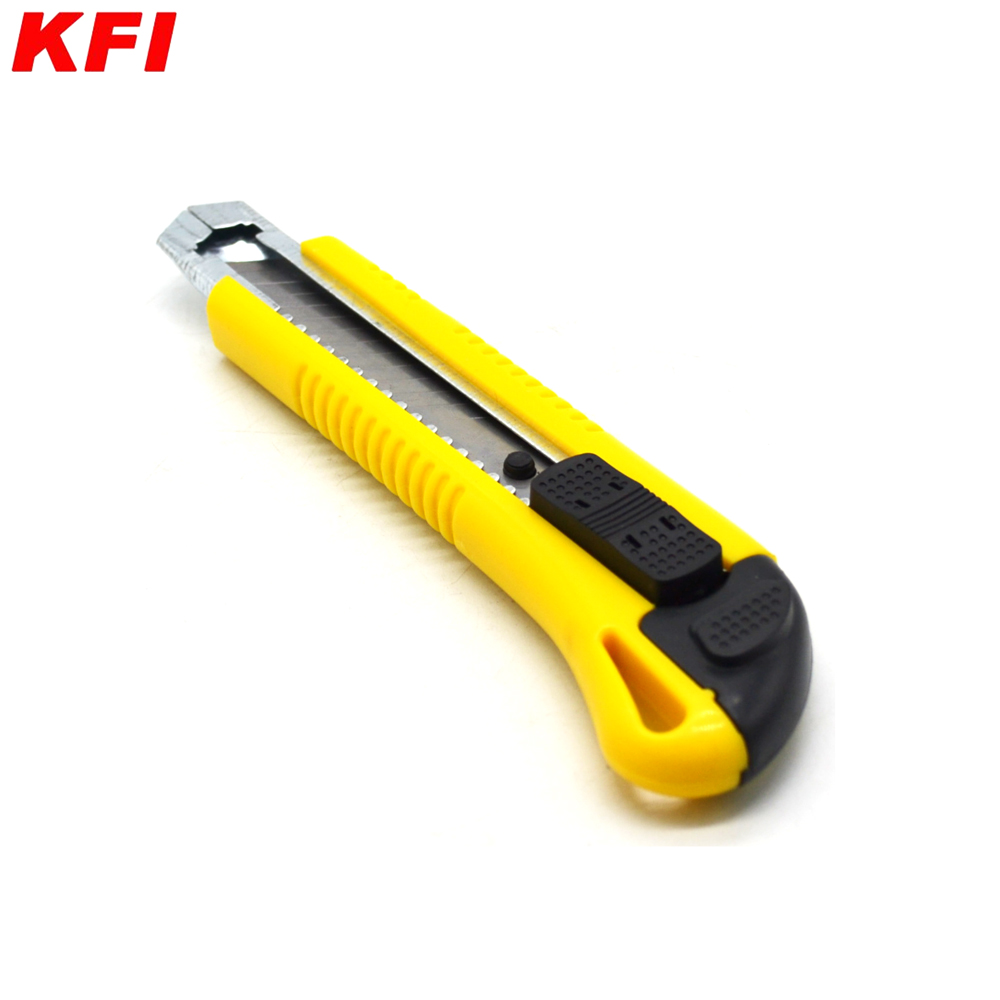 Wholesale Retractable 18mm Turn off Carbon steel Blade Edc Utility Knife