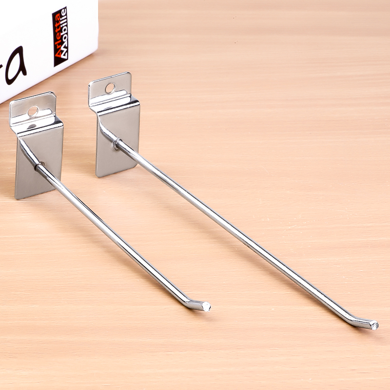 small slatwall single hooks for accessories display
