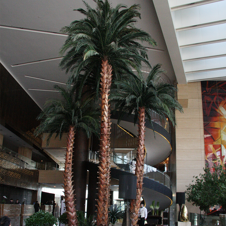 Горячие продажи окружающей среды искусственный большой Palm Tree