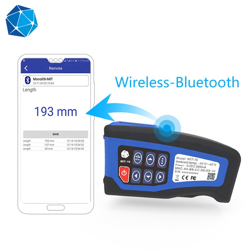 Длина Bluetooth и объем электрической измерительной ленты и лазерного диаметра измерительный прибор или лазерный измеритель расстояния