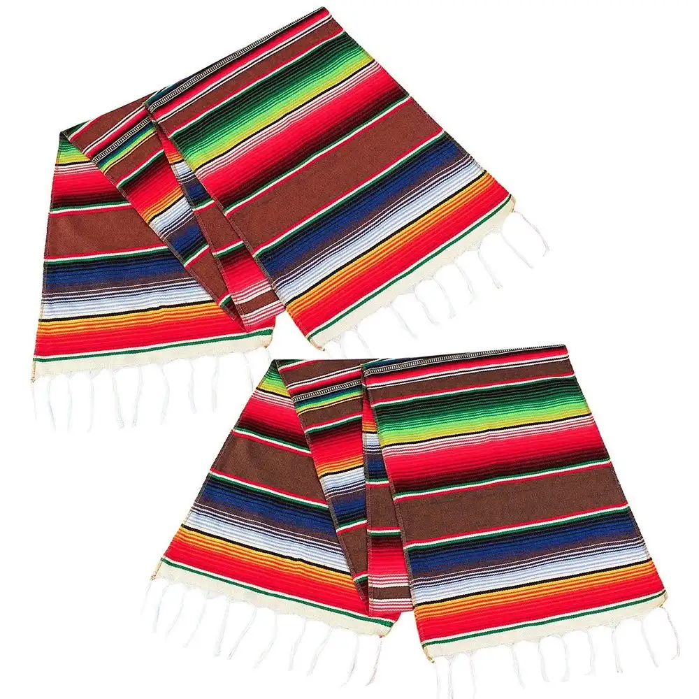 High Quality Mexican Table Runners Home & Kitchen Dining Room Stripe Table Runners