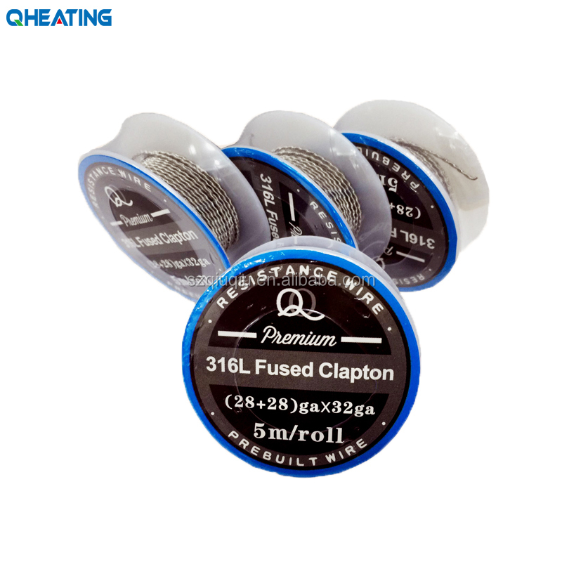 Горячая Распродажа RDTA и RDA атомайзер Prebuilt Micro Clapton скрученный из нержавеющей стали 316l Wire Vape