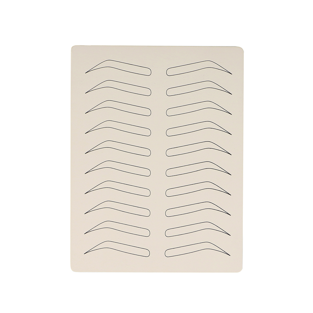 Lushcolor Silicone Eyebrows Practice skin for Permanent Makeup Eyebrow Lip Tattoo Training
