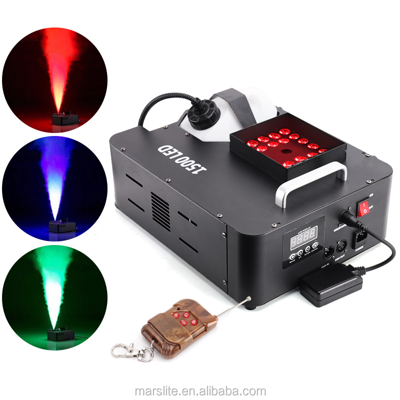 DMX ИК пульт дистанционного управления 1500 Вт rgb led дымовая противотуманная машина для новогоднего ТВ сценического шоу музыкальная вечеринка