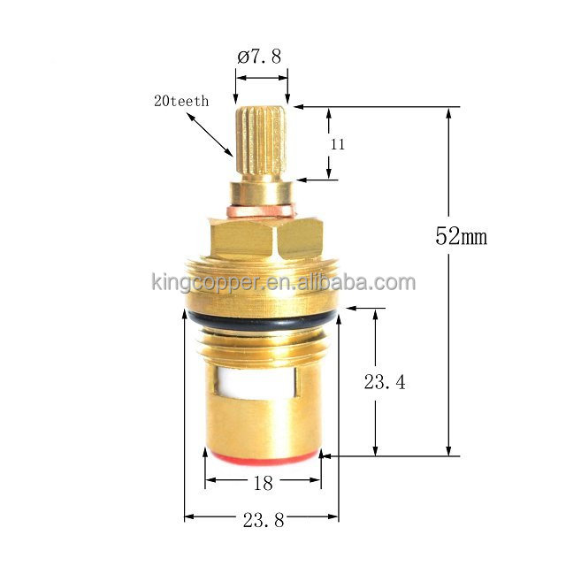 1/2 brazil brass tap cartridge