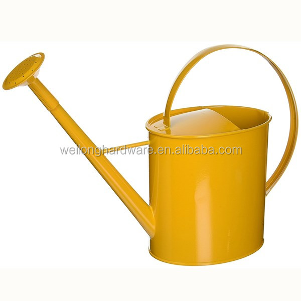 Oval 7L Metal Galvanized zinc Watering Can