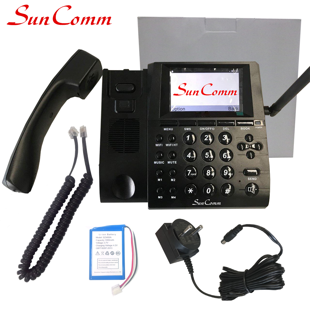 4G Home Desk Wall Mountable Phone Hotspot WIFI FWP SC-9049-4GP Hands-free Speaker