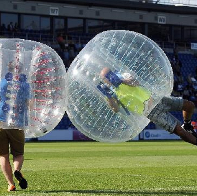 Красочные ПВХ и ТПУ надувной шар пузыря человека zorb пузырь футбол