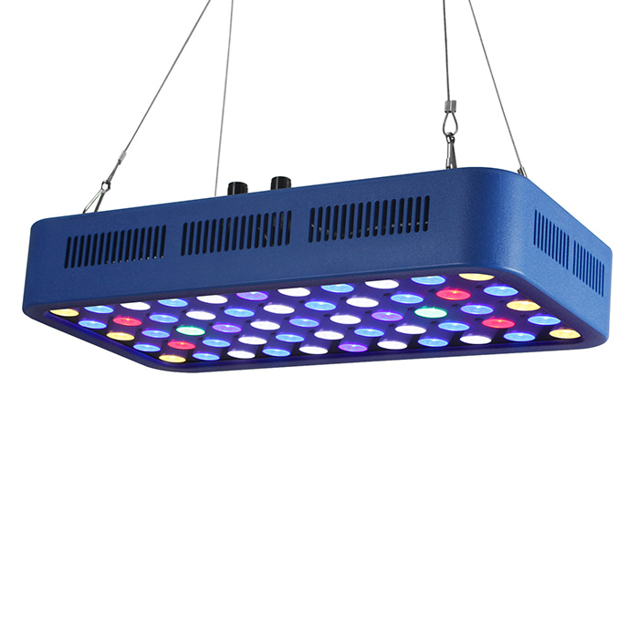 Регулируемый 0%-100% Свет кнопки LED аквариум свет для морских коралловых рифов Fish Tank