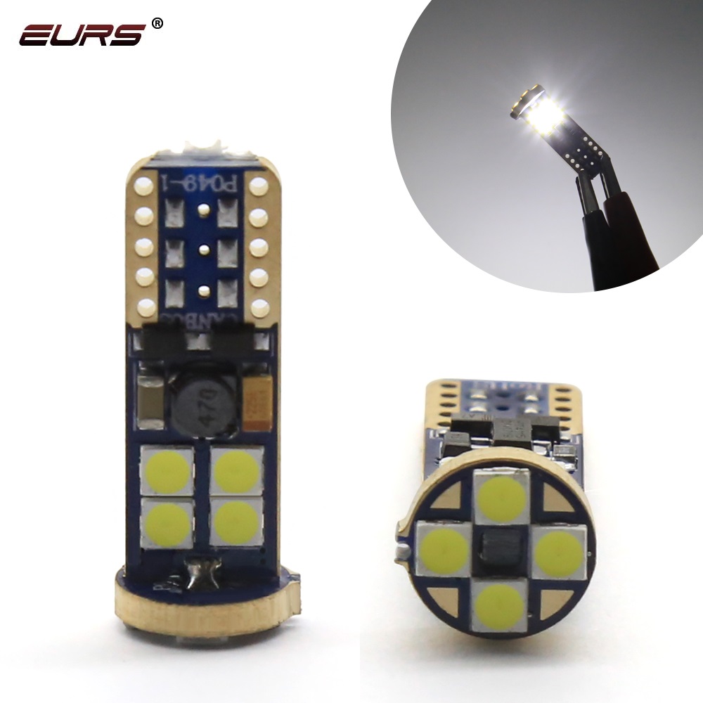 T10 canbus 12smd smd безэлектродного canbus 12-30 V высокий свет w5w t10 автомобиль свет