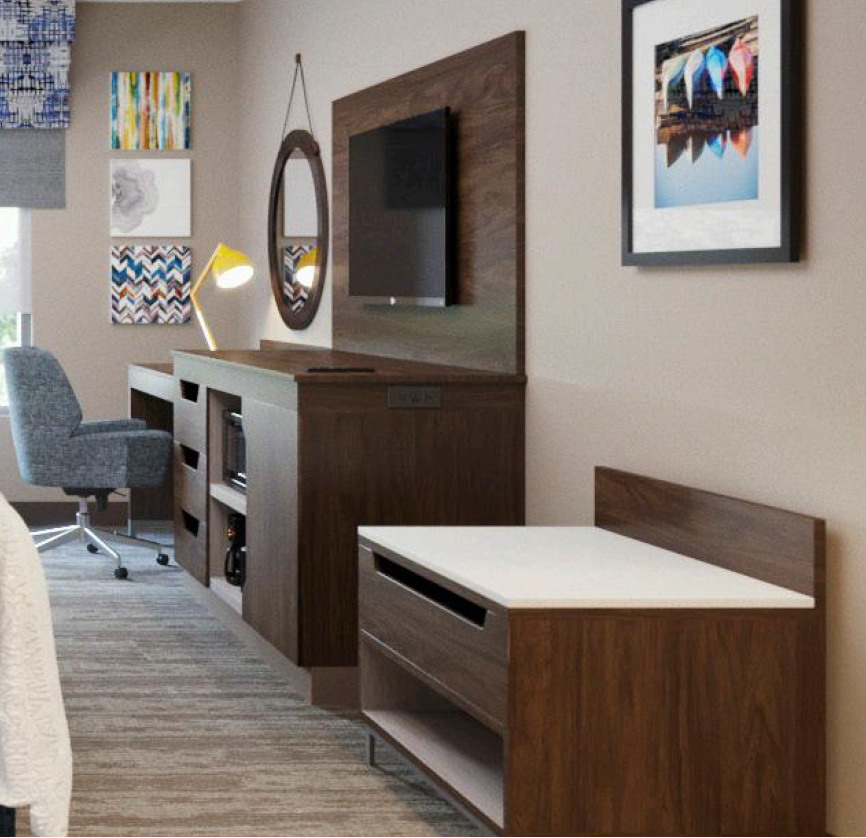 GR13709 Modern New Design Cheap Hotel Furniture Hampton Inn Hotel Bedroom Furniture Set