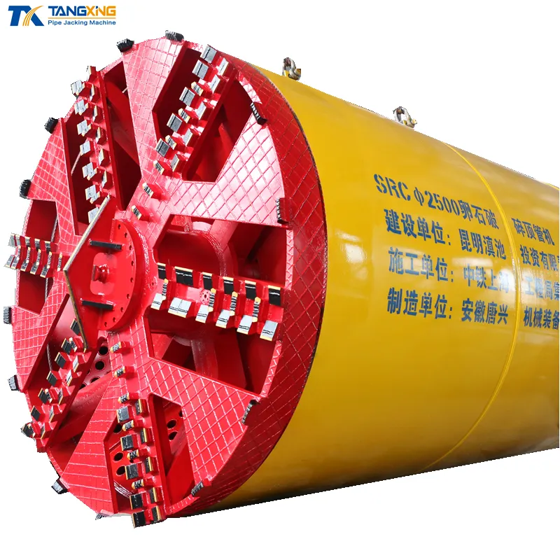 2500mm Soft rock pipe jacking machine/tunnel boring machine sale