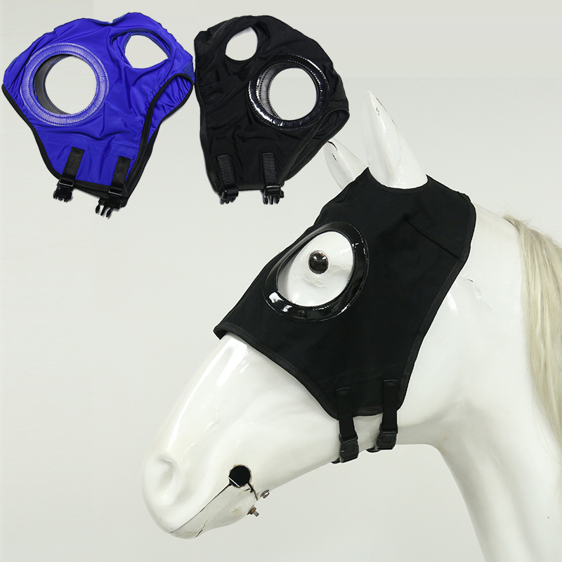 Маска для лошадей Equine на все лицо, маска для лошадей без ушей, поставщик из Китая