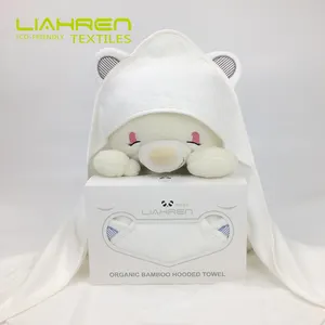 Bamboo Bath Towels China Factory Best Selling 92% Bamboo 8%Microfiber Infant Baby Hooded Bath Towel
