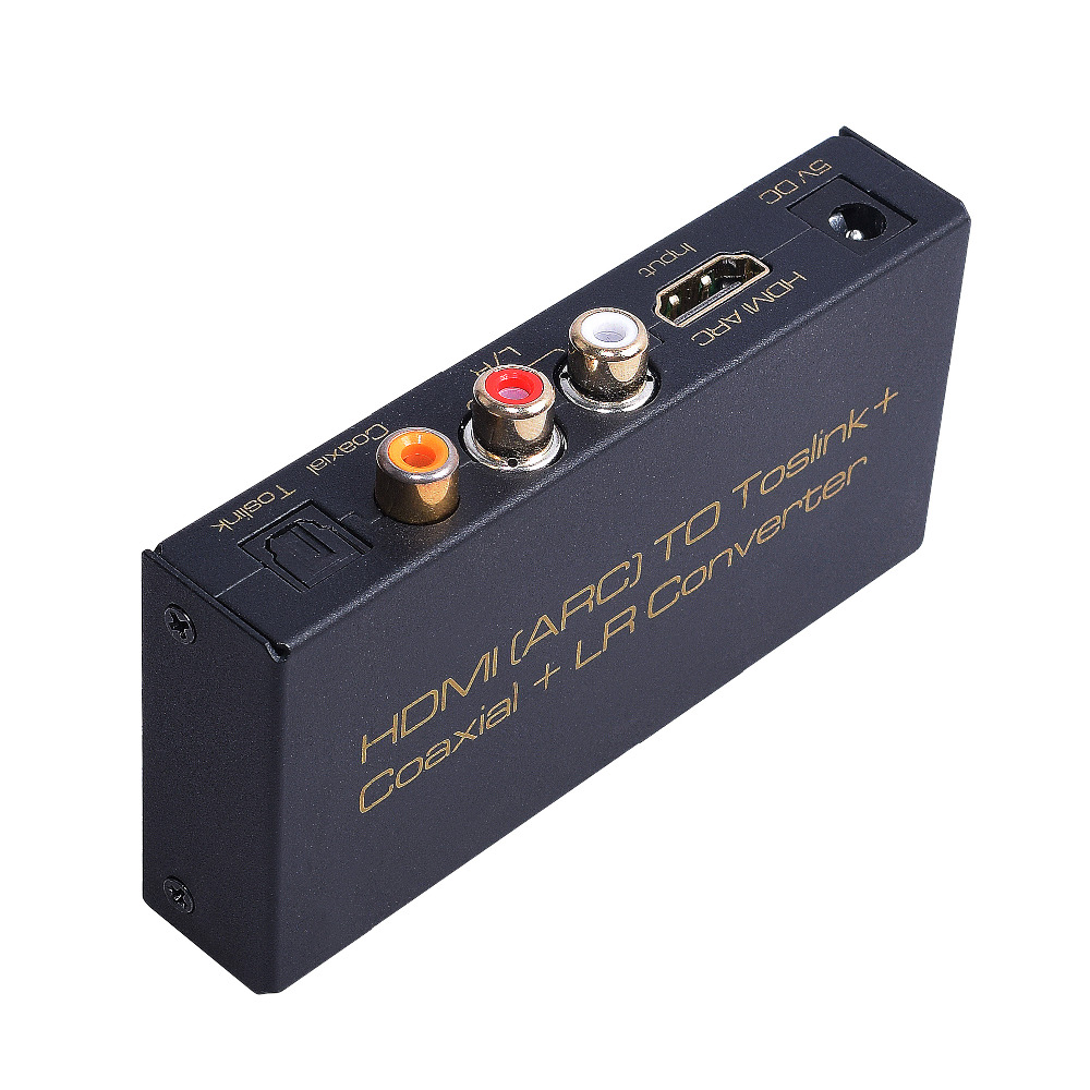Преобразователь micro HDMI audilo HDMI ARC в Toslink + коаксиальный + L/R