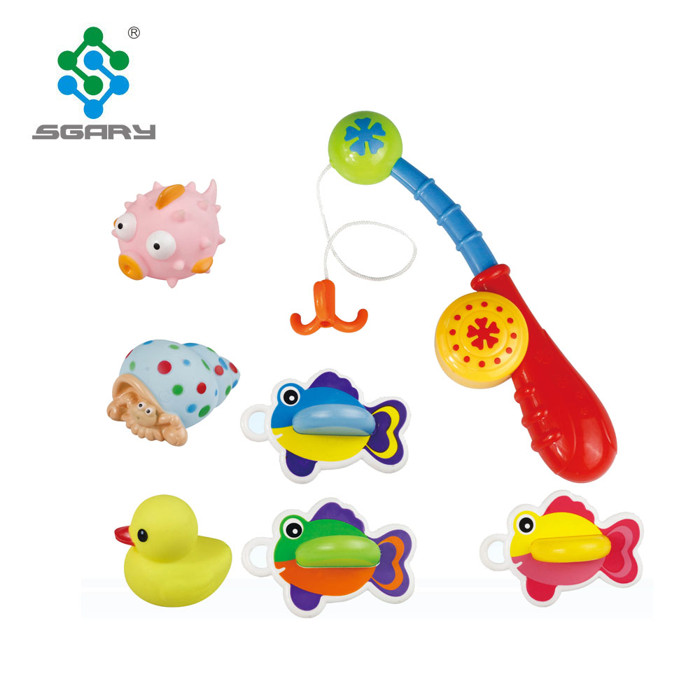Детские игрушки для ванной, рыбалка, водная игра, Игрушки для раннего развития, игровой набор для детей