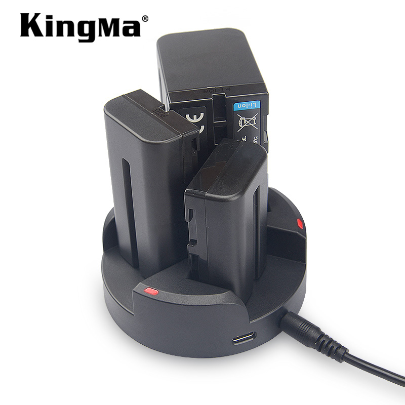 KingMa быстрое рубец зарядное устройство для Sony NP-F550 NP-F750 NP-F970 батарея