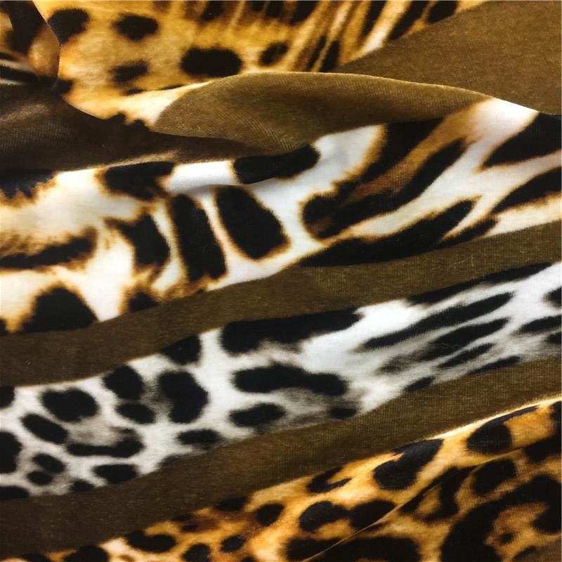 Silk20 % Viscos80 % смешанная печать бархатная ткань 180gsm