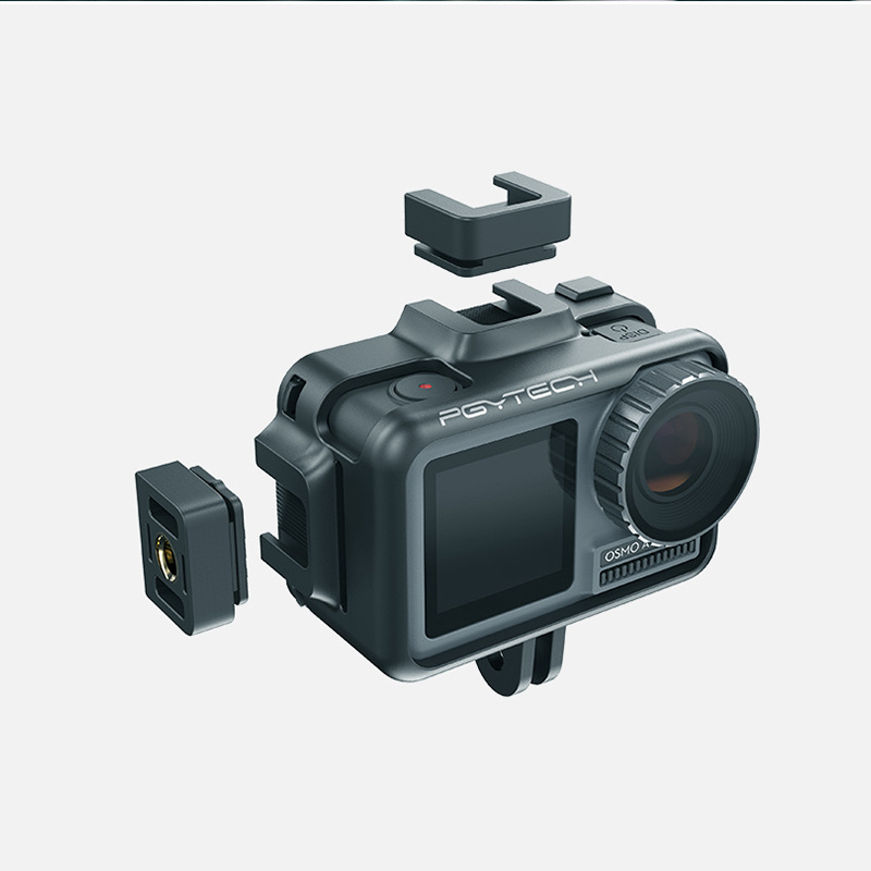 PGYTECH Осмо действие камера клетка защитный чехол для DJI Осмо Действие Спорт рамки крышка в виде ракушки корпус интимные аксессуары