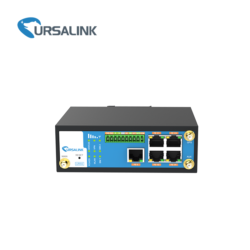 UR55 Telit 4 г Промышленные беспроводной маршрутизатор с модулем GPS и Ethernet Добро пожаловать OEM
