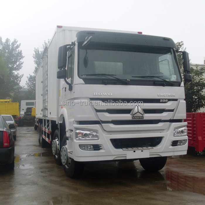 cargo truck/van truck/lorry HOWO 8x4 12 wheelers for sale