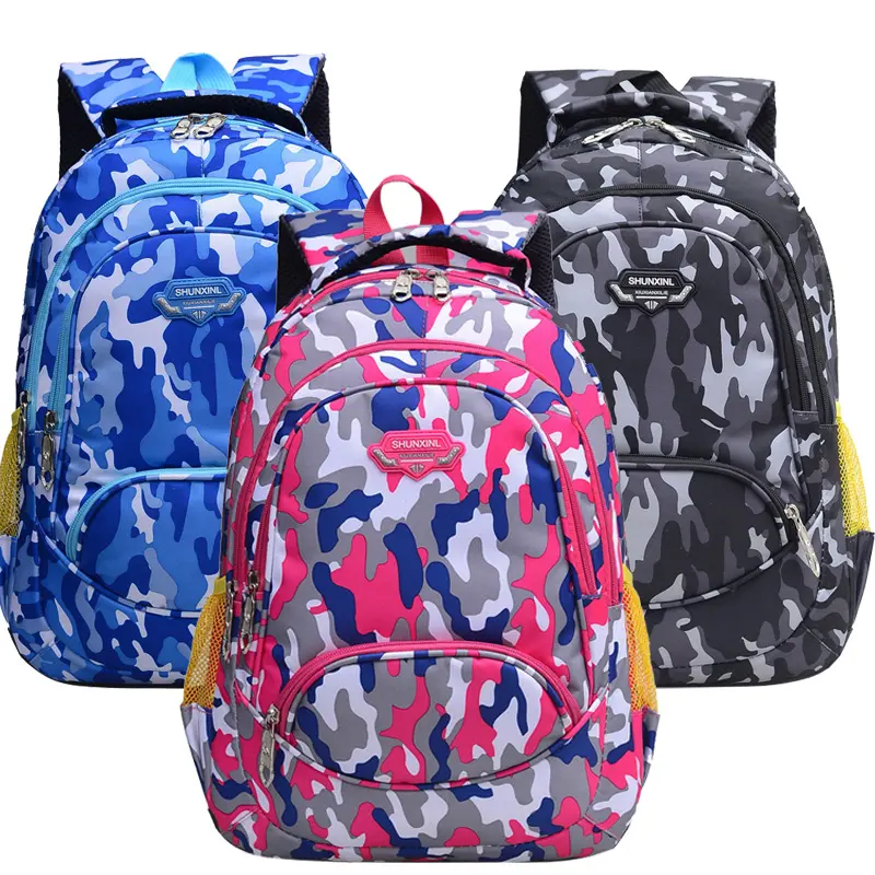 Wholesale new fashion oxford camouflage school bags for teenagers