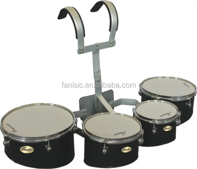 Black or White marching snare drum sets