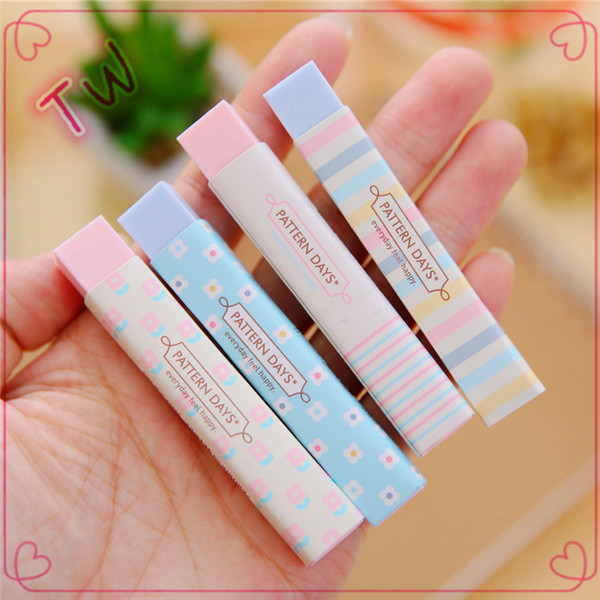 OEM custom cute stationery ,Australia latest hot selling office school fancy rubber eraser for pencil