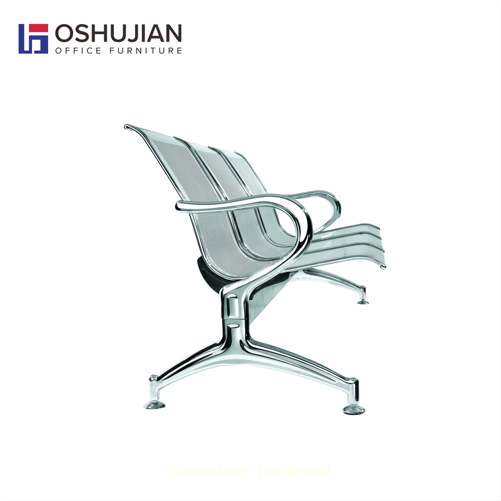 Best price classical 3 seater metal material airport waiting seat